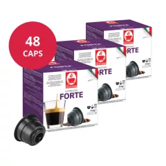   Kávové kapsuly Forte kompatibilné s Dolce Gusto 3x16ks (48 kapsúl)  