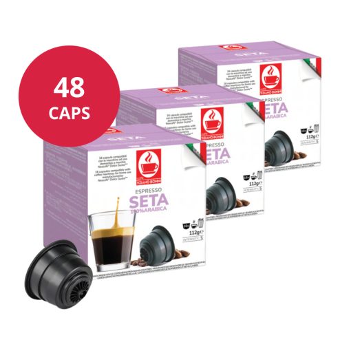 Kávové kapsuly Seta kompatibilné s Dolce Gusto 3x16ks (48 kapsúl)
