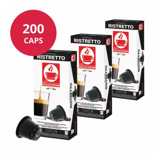 Ristretto – kávové kapsuly Bonini kompatibilné s Nespresso 20x10ks (200 kapsúl)