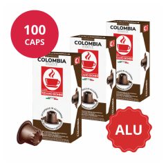   Colombia Bonini – hliníkové kávové kapsuly kompatibilné s Nespresso 10x10ks (100 kapsúl)