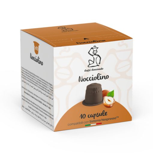 Kapsule - Horúci krém z lieskových orieškov Nocciolino pre Nespresso (10 ks)