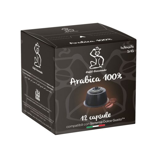 Kávová kapsula Arabica Corcovado kompatibilná s Dolce Gusto 12 ks
