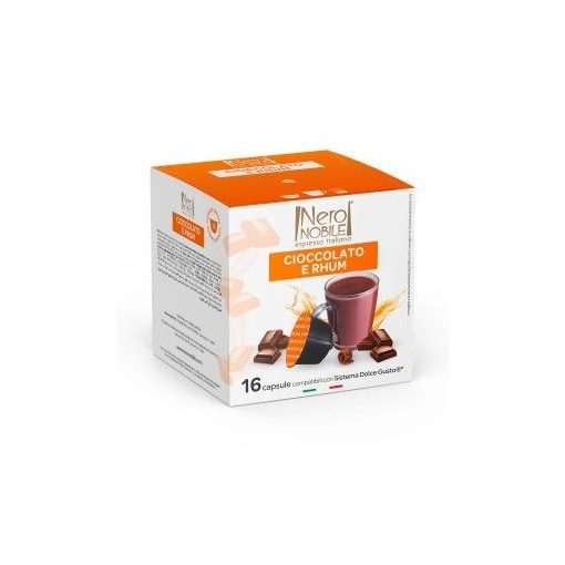 Horúca čokoláda s rumom v kapsule kompatibilnej s Dolce Gusto 16 ks