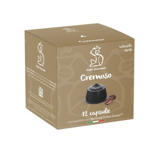 Kávová kapsula Cremoso Corcovado kompatibilná s Dolce Gusto 12 ks