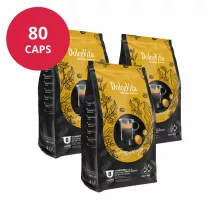 Kávové kapsuly Arabica 100% Gran Gusto kompatibilné s Dolce Gusto 8x10 ks (80 ks)