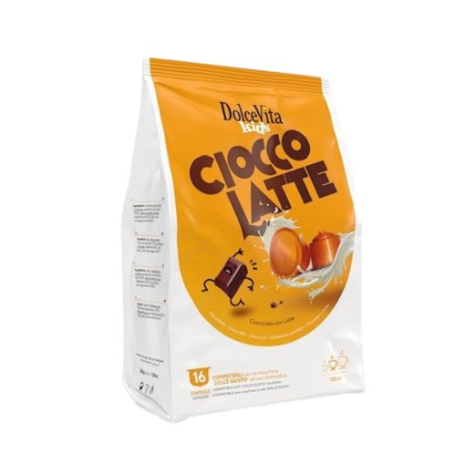 Mliečna čokoláda v kapsulách kompatibilných s Dolce Gusto 16 ks – Dolce Vita