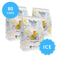   Ľadový citrónový čaj v kapsulách kompatibilných s Dolce Gusto 5x16 ks (80 kapsúl) Dolce Vita  