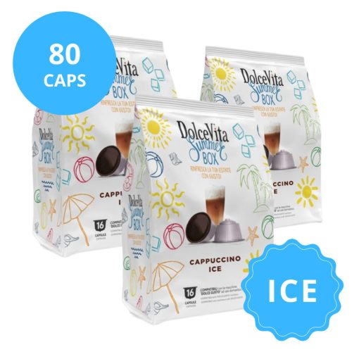 Ľadové Cappuccino v kapsulách kompatibilných s Dolce Gusto 5x16 ks (80 kapsúl) Dolce Vita  