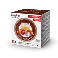   Karamelové cappuccino v kapsulách kompatibilných s Dolce Gusto, 12 ks