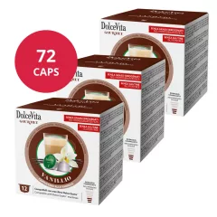   Vanilkové cappuccino v kapsulách kompatibilných s Dolce Gusto, 6x12 ks (72 ks)