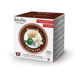   Vanilkové cappuccino v kapsulách kompatibilných s Dolce Gusto, 12 ks