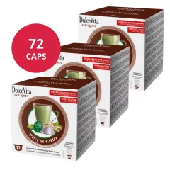   Pistáciové cappuccino v kapsulách kompatibilných s Dolce Gusto, Dolce Vita 6x12 ks (72 ks)