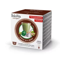   Pistáciové cappuccino v kapsulách kompatibilných s Dolce Gusto, 12 ks Dolce Vita