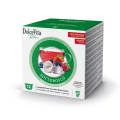   Čaj lesné ovocie v kapsulách kompatibilných s Dolce Gusto 12 ks Dolce Vita