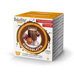   Mliečna čokoláda v kapsulách kompatibilných s Dolce Gusto 12 ks – Dolce Vita