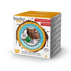   Kokosová čokoláda v kapsulách kompatibilných s Dolce Gusto 12 ks Dolce Vita