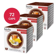   Citrónový čaj v kapsulách kompatibilných s Dolce Gusto 6x12 ks (72 kapsúl) Dolce Vita