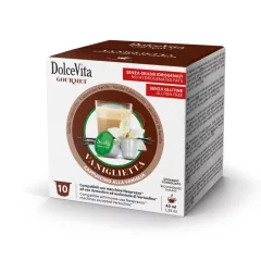   Vanilkové cappuccino v kapsulách kompatibilných s Nespresso, 10 ks Dolce Vita