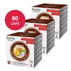   Makronkové cappuccino v kapsulách kompatibilných s Nespresso, Dolce Vita 8x10 ks (80 ks)