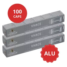 Vivace - hliníkové kávové kapsuly kompatibilné s Nespresso Garibaldi 10×10 ks (100 kapsúl)