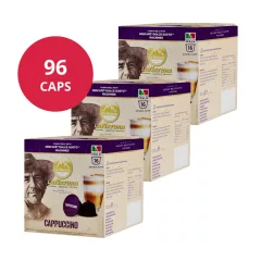   Cappuccino kapsuly kompatibilné s Dolce Gusto 6×16 ks (96 kapsúl) LaNatura  