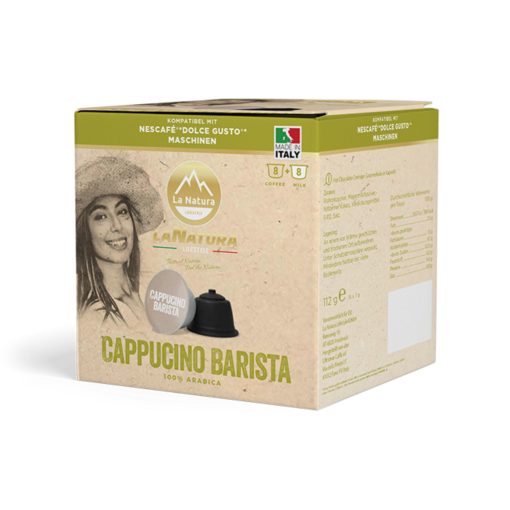 Cappuccino kapsuly kompatibilné s Dolce Gusto 16 ks LaNatura  