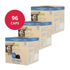   Flat White kapsuly kompatibilné s Dolce Gusto 6×16 ks (96 kapsúl) LaNatura  