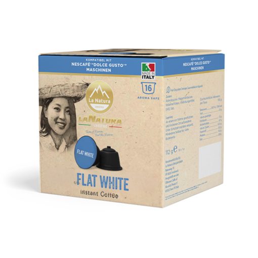 Flat White kapsuly kompatibilné s Dolce Gusto 16 ks LaNatura  
