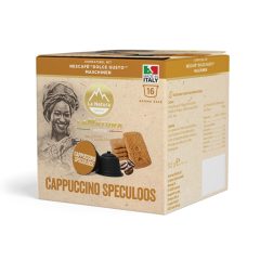   Cappuccino s príchuťou škoricových sušienok v kapsulách kompatibilných s Dolce Gusto 16 ks LaNatura  