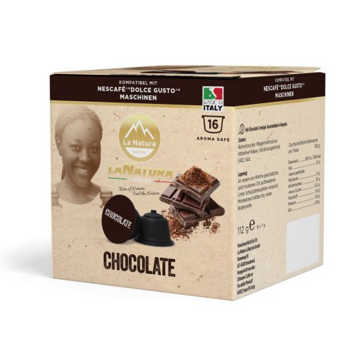 Chocolate kapsuly kompatibilné s Dolce Gusto 16 ks LaNatura  