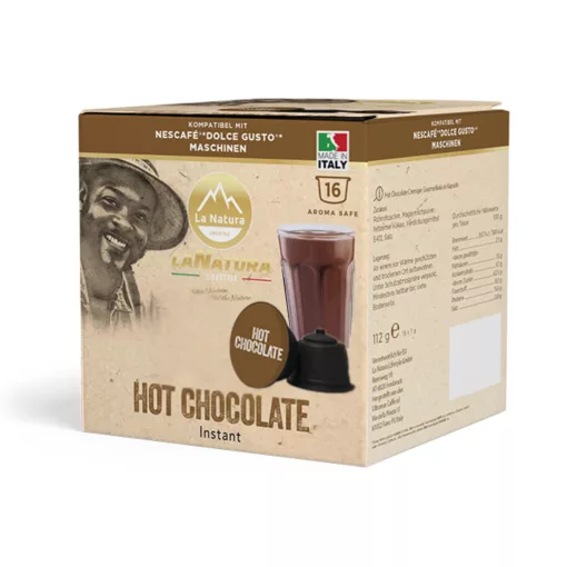 Hot Chocolate kapsuly kompatibilné s Dolce Gusto 16 ks LaNatura  