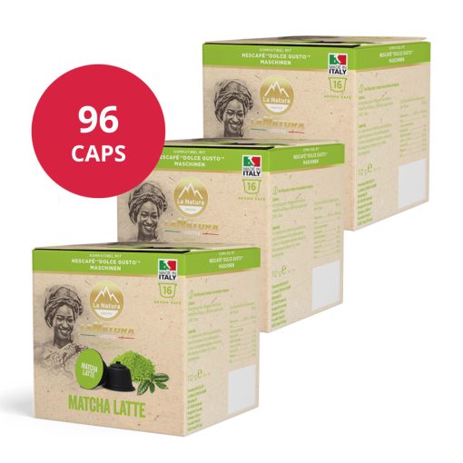 Matcha Latte kapsuly kompatibilné s Dolce Gusto 6×16 ks (96 kapsúl) LaNatura  