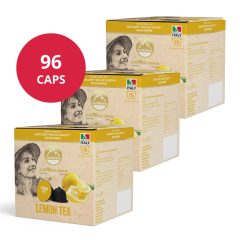   Zelený čaj s citrónom v kapsulách kompatibilných s Dolce Gusto 6×16 ks (96 kapsúl) LaNatura  