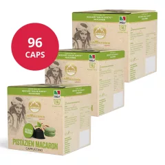   Pistáciové makrónky v kapsulách kompatibilných s Dolce Gusto 6×16 ks (96 kapsúl) LaNatura