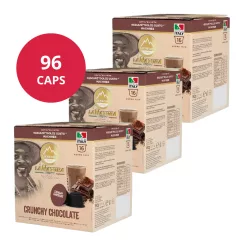   Crunchy Horúca čokoláda v kapsulách Dolce Gusto 6x 16ks (96 kapsúl) LaNatura