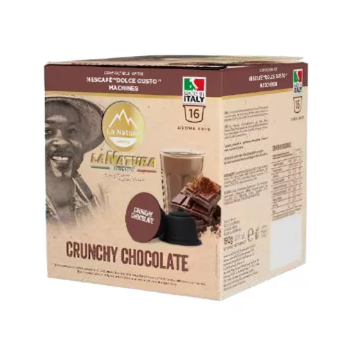 Crunchy Horúca čokoláda v kapsulách Dolce Gusto 16 ks LaNatura