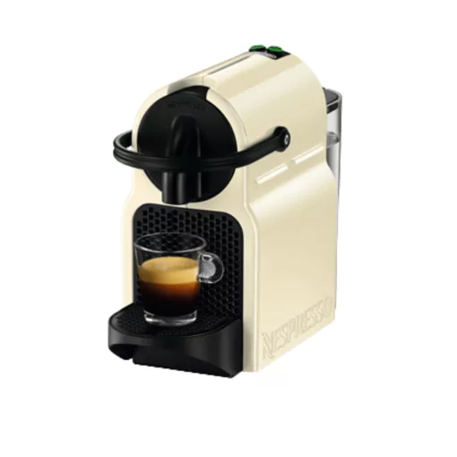 Kapsulový kávovar Nespresso Krups Inissia vo vanilkovej farbe