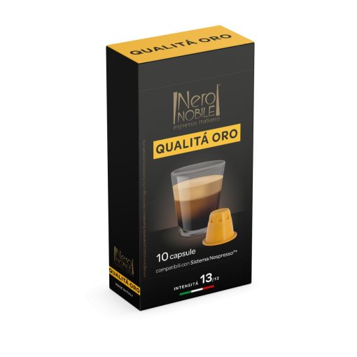Kávová kapsula Qualita Oro kompatibilná s Nespresso 10 ks