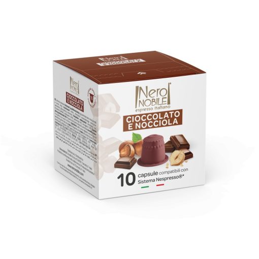 Orieškovo-čokoládová kapsula kompatibilná s Nespresso 10 ks