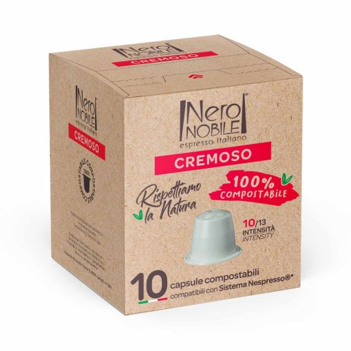 Kapsule - Cremoso pre Nespresso (10 ks) – kompostovateľné kapsule