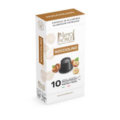   Kapsule - Horúci krém z lieskových orieškov Nocciolino Aluminium s Nespresso (10 ks) 